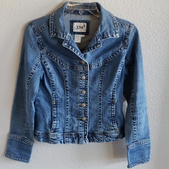Live a Little Jackets & Blazers - LAL Cute Vintage Denim Jean Jacket